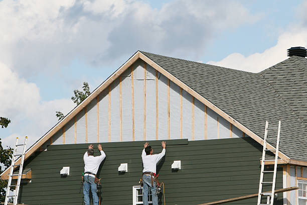 Professional Vinyl Siding technician working in West Harrison, IN